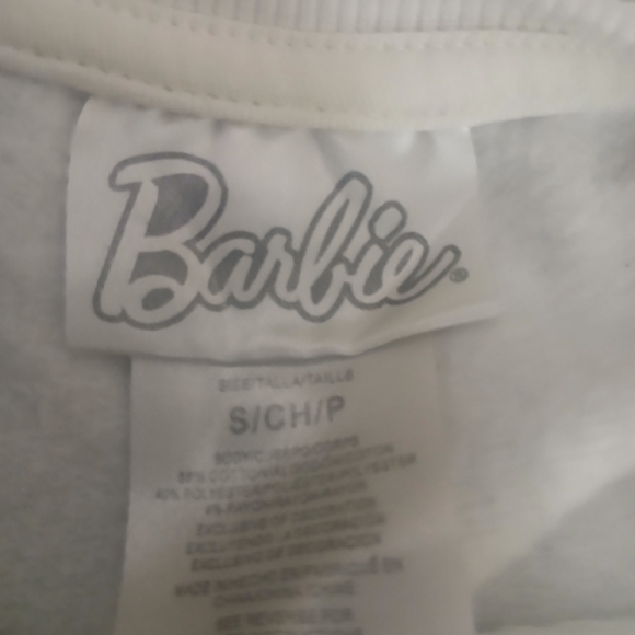 Barbie White Vacay Mode Sweatshirt - Picture 4 of 5